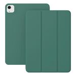 Per iPad Air 13 2024 Custodia magnetica per tablet intelligente con clip ultrasottile su entrambi i lati (verde scuro)