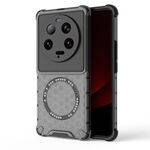 Per Xiaomi 13 Custodia per telefono antiurto con anello magnetico a nido d'ape Ultra (nero)
