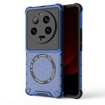Per Xiaomi 13 Custodia per telefono antiurto con anello magnetico a nido d'ape Ultra (blu)
