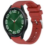Cinturino per orologio in gomma fluorurata da 20 mm (rosso)