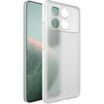 Per Xiaomi Redmi K70E 5G imak 0,7 mm Custodia per telefono ultra sottile con texture ondulata (bianco trasparente)