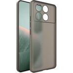 Per Xiaomi Redmi K70E 5G imak 0,7 mm Custodia per telefono ultra sottile con texture ondulata (nero trasparente)