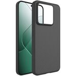 Per Xiaomi 14 5G imak 0,7 mm Custodia per telefono ultra sottile con texture ondulata (nera)