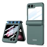 Custodia per telefono pieghevole magnetica integrata per Samsung Galaxy Z Flip6 GKK (verde)