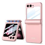 Custodia per telefono pieghevole magnetica integrata per Samsung Galaxy Z Flip6 GKK (rosa)