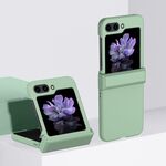 Custodia per PC Skin Feel per Samsung Galaxy Z Flip6 con cerniera (verde menta)