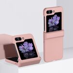 Custodia per PC Skin Feel per Samsung Galaxy Z Flip6 con cerniera (rosa)