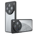 Per vivo X100 Pro Armor Custodia per telefono TPU ibrida per PC con foro preciso (trasparente)