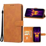 Custodia in pelle per telefono Ulefone Armor 25T Pro (marrone)