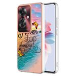 Per OPPO Reno11 F 5G Custodia per telefono TPU IMD galvanica globale (Dream Butterfly)