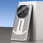 Per vivo X100 Pro Ice Sense Heat Dissipation Custodia per telefono con rivestimento in gelo galvanico (argento)