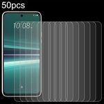 Per HTC U24 Pro 50 pezzi 0,26 mm 9H 2,5D pellicola in vetro temperato