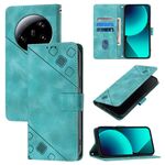 Custodia per telefono in pelle goffrata Ultra Skin Feel per Xiaomi 13 (verde)