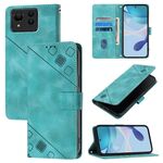 Custodia per telefono in pelle goffrata Ultra Skin Feel per Asus Zenfone 11 (verde)