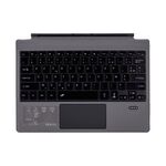 1089DC-FR Tastiera magnetica Bluetooth 3.0 retroilluminata francese per Microsoft Surface Pro 7/6/2017/4/3 (grigio)