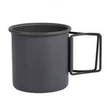 HK280 300ml Coppa dell'acqua pieghevole da campeggio all'aperto Tazza portatile in lega di alluminio, colore: nero