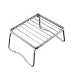 Staffa per la testa del forno in acciaio inossidabile 304 per mini griglia pieghevole portatile da esterno, dimensioni: 23x19,5x11 cm