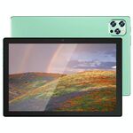 Tablet PC per chiamate telefoniche P60 4G, 10,1 pollici, 4 GB + 64 GB, Android 8.0 MTK6797 Deca Core 2,1 GHz, doppia SIM, supporto GPS, OTG, WiFi, BT (verde)