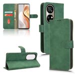 Per Ulefone Note 17 Pro Custodia in pelle magnetica con chiusura magnetica (verde)