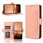 Per Asus Zenfone 11 Ultra Skin Feel Calf Texture Slot per schede Custodia in pelle per telefono (rosa)