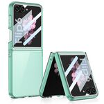Per Samsung Galaxy Z Flip6 GKK Custodia per PC integrata ultrasottile con finestra grande (verde)
