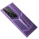 Per Samsung Galaxy S22 5G Blade Cooling PC Custodia per telefono a copertura totale (viola scuro)