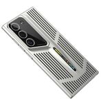 Per Samsung Galaxy S22+ 5G Blade Cooling PC Custodia per telefono a copertura totale (argento titanio)
