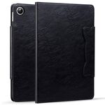 Custodia smart tablet in pelle con fibbia per gatti per Huawei MediaPad M5 Lite da 8,0 pollici (nera)