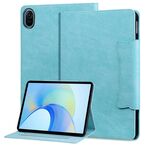 Custodia per tablet in pelle con fibbia a forma di gatto per Honor Pad 8 (blu cielo)