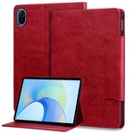 Custodia per tablet in pelle con fibbia Cat per Honor Pad 8 (rossa)