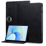 Custodia per tablet in pelle con fibbia Cat per Honor Pad 9 (nera)