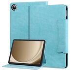 Custodia per tablet in pelle con fibbia per gatti Samsung Galaxy Tab A9+ (blu cielo)