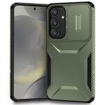 Custodia per telefono scorrevole Camshield per Samsung Galaxy S24+ 5G (verde alpino)