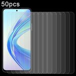 Per Honor X7b 5G 50MP 50 pezzi 0,26 mm 9H 2,5D Pellicola in vetro temperato