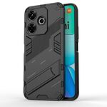 Per Xiaomi Redmi 13 4G Punk Armor 2 in 1 PC + custodia per telefono TPU con supporto (nero)