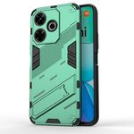Per Xiaomi Redmi 13 4G Punk Armor 2 in 1 PC + Custodia per telefono in TPU con supporto (verde)