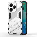 Per Xiaomi Redmi 13 4G Punk Armor 2 in 1 PC + custodia per telefono in TPU con supporto (bianco)