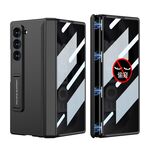 Per Samsung Galaxy Z Fold6 GKK Custodia per telefono pieghevole magnetica integrata anti peep a copertura totale (nero)