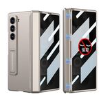 Per Samsung Galaxy Z Fold6 GKK Custodia per telefono pieghevole magnetica integrata anti peep a copertura totale (grigio titanio)