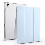 Per Huawei MatePad 11.5S Custodia per tablet in pelle TPU trasparente pieghevole a 3 ante (blu ghiaccio)
