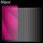 Per T-Mobile Revvl 7 Pro 5G 50 pezzi 0,26 mm 9H 2,5D pellicola in vetro temperato