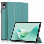 Custodia per tablet in pelle intelligente con supporto a 3 pieghe Custer Texture per Huawei MatePad 11.5S (verde scuro)