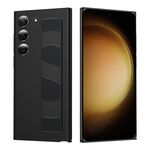 Custodia per telefono con supporto per cinturino in silicone per Samsung Galaxy S23+ 5G (nera)