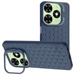 Per Infinix Smart 8 Custodia per telefono in TPU con supporto per lenti radianti a nido d'ape (blu)