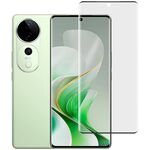 Per vivo S19 Pro / V40 imak Pellicola in vetro temperato a schermo intero curvo 3D