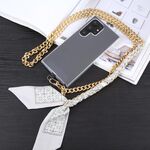 Sciarpa di seta anti-smarrimento per telefono cellulare Confezione da metà cordino lungo (grigio)
