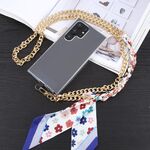 Sciarpa di seta anti-smarrimento per telefono cellulare Confezione da metà cordino lungo (blu)
