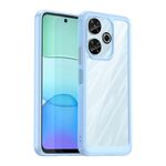 Per Xiaomi Redmi 13 4G Custodia per telefono in TPU ibrido acrilico serie colorata (blu)