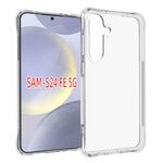 Per Samsung Galaxy S24 FE 5G Custodia per telefono in TPU antiurto e antiscivolo (trasparente)