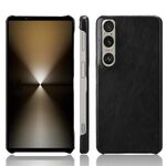Per Sony Xperia 1 VI Custodia per telefono con cover posteriore Litchi Texture (nera)